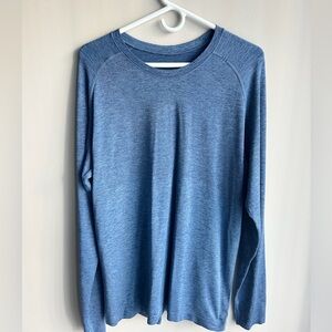 Lululemon Blue Vent Tech Long-Sleeve Shirt